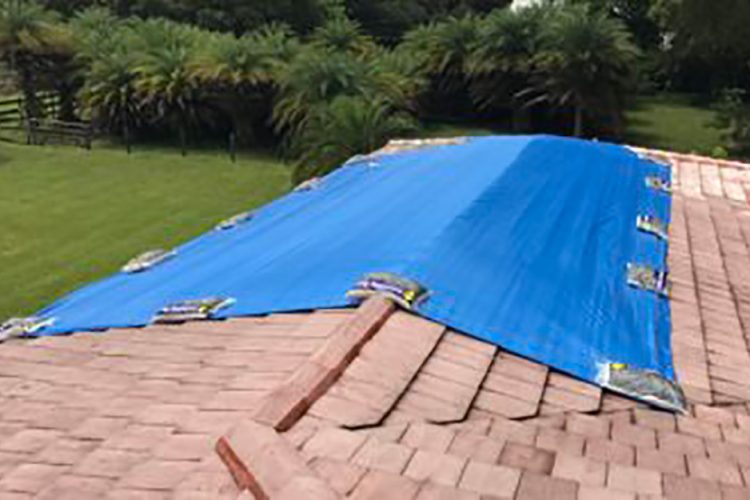 Roof Tarping | Orange County Restoration Services